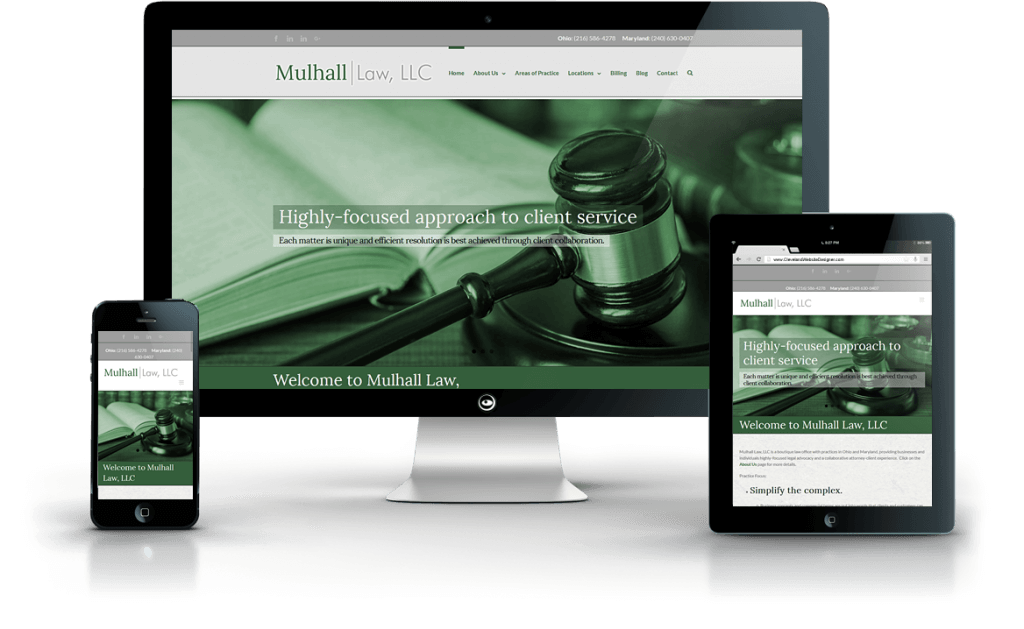 Mulhall Law, LLC law firm web design