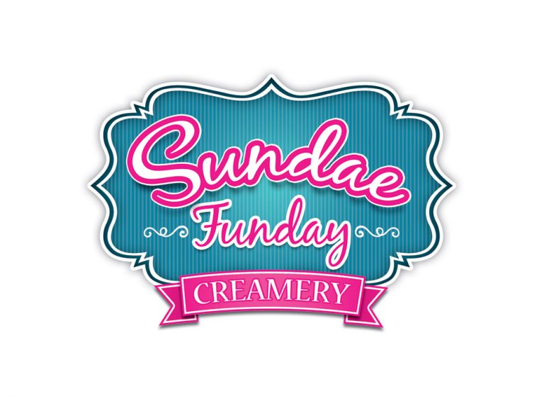 Sunday Funday Creamery logo concept