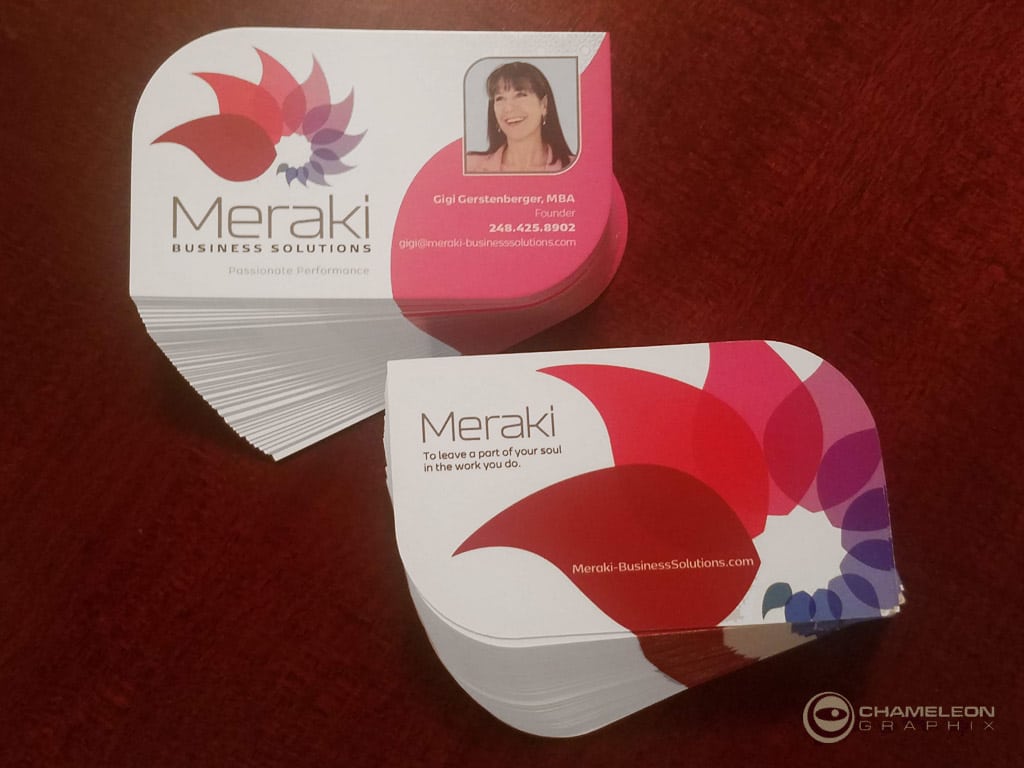Meraki Business Cards